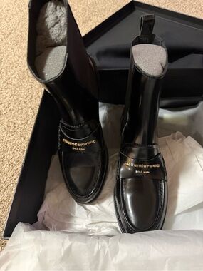 Alexander Wang Black Carter Ankle Boot Shoe Box
